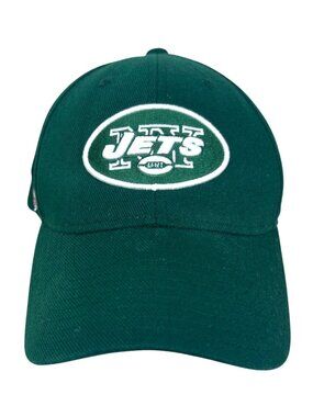 Vintage New York Jets Reebok Authentic Sideline NFL Hat Green Embroidered Logo